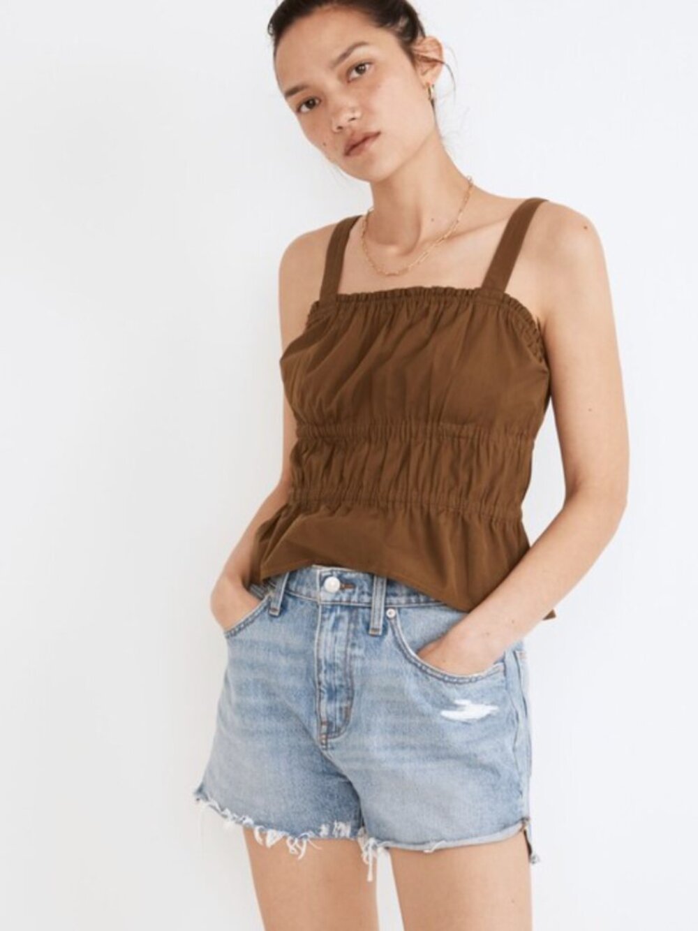 Madewell Relaxed Denim Shorts in Madera Wash: Side-Slit Edition 24